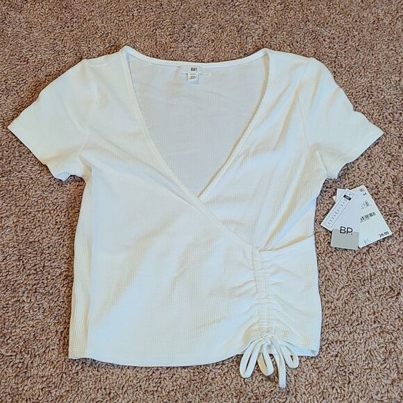 Bp Cropped ivory cinched tie detailing! - Picture 1 of 4